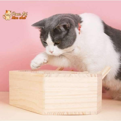 Jeu éducatif en bois - AttrapCat'™ - Pour toi Mon chat