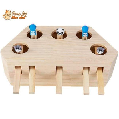 Jeu éducatif en bois - AttrapCat'™ - Pour toi Mon chat