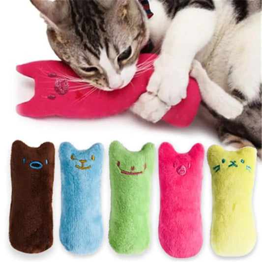 Jouet en peluche pouvant être garni d’herbe à chat - MonDoudouChat™ - Pour toi Mon chat